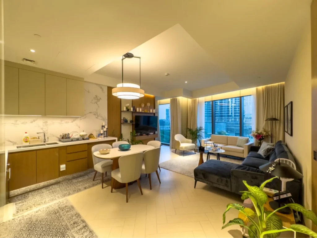 Burj Khalifa and Fountain View Residence