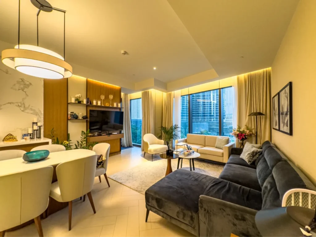Burj Khalifa and Fountain View Residence