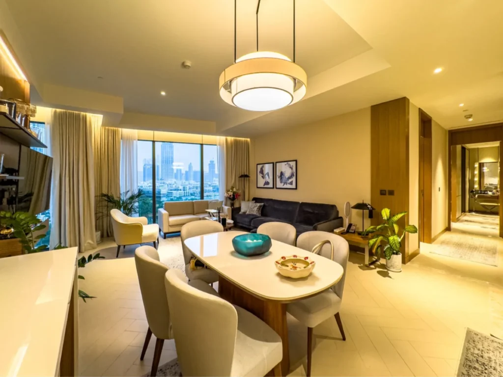 Burj Khalifa and Fountain View Residence